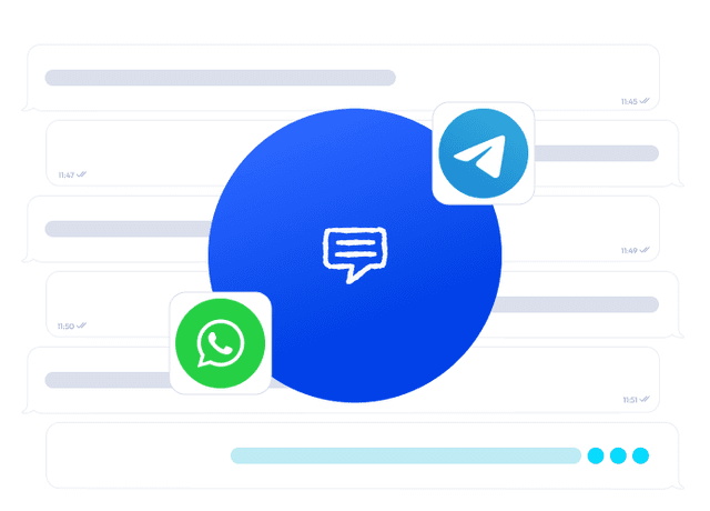 WhatsApp and Telegram bots